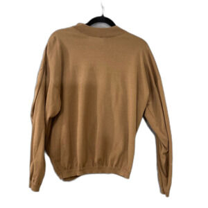 90s Vintage St. Croix Knit Mock Neck Long Sleeves Sweater Women’s Size M Brown